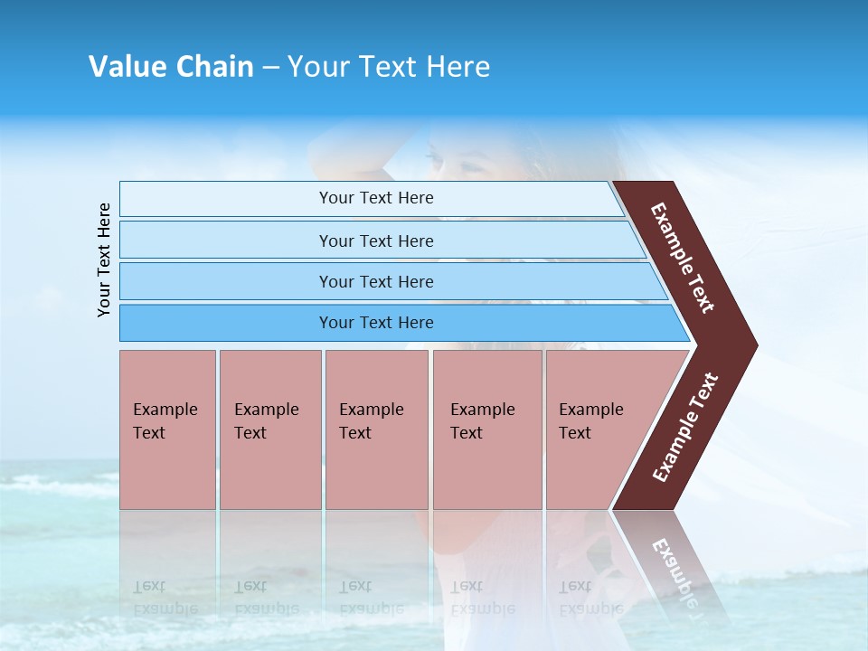 Tropic Woman Clear PowerPoint Template