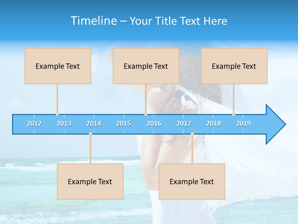 Tropic Woman Clear PowerPoint Template