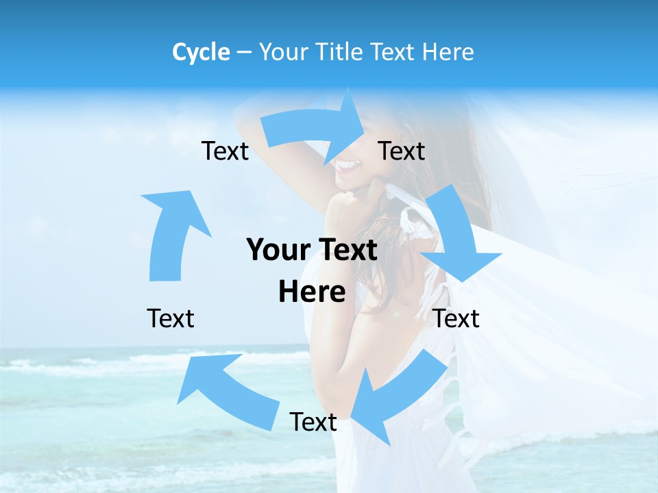 Tropic Woman Clear PowerPoint Template