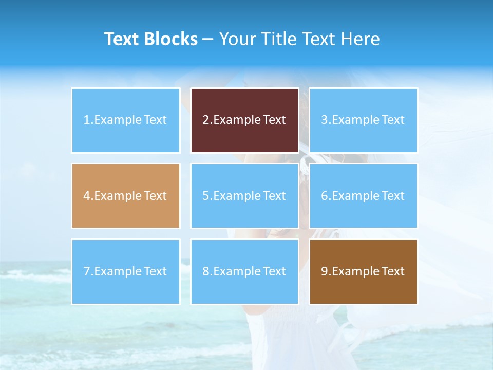 Tropic Woman Clear PowerPoint Template