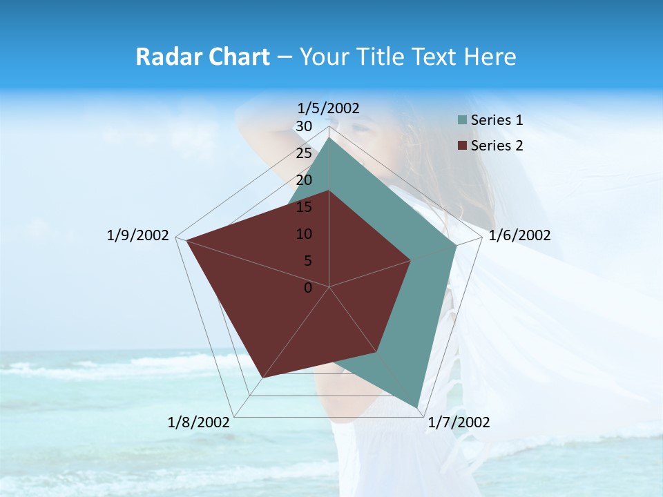 Tropic Woman Clear PowerPoint Template