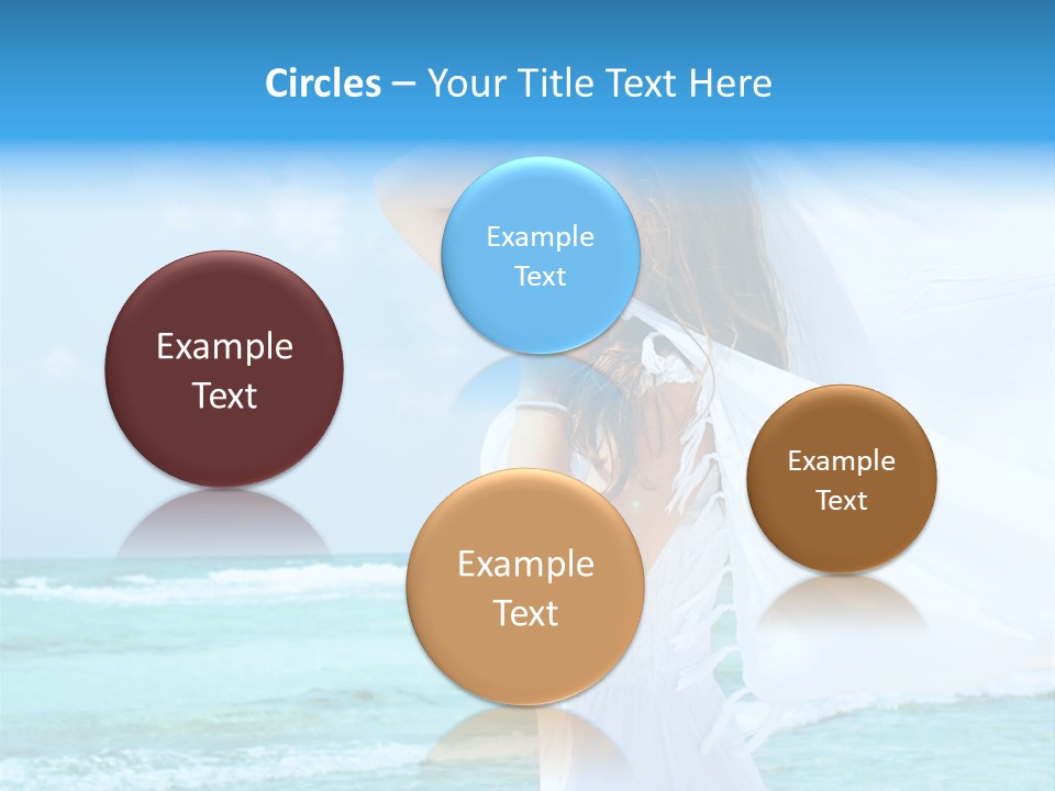 Tropic Woman Clear PowerPoint Template