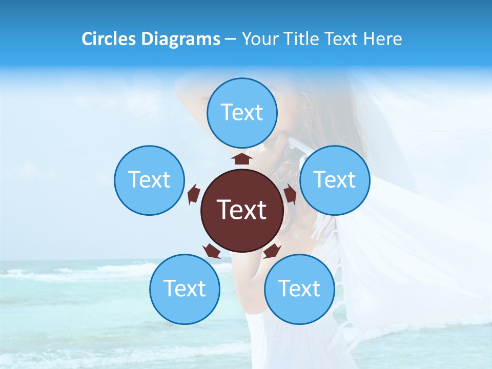 Tropic Woman Clear PowerPoint Template