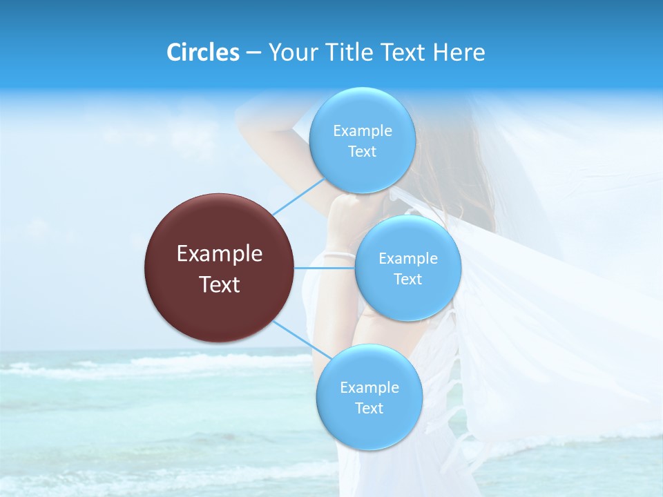 Tropic Woman Clear PowerPoint Template