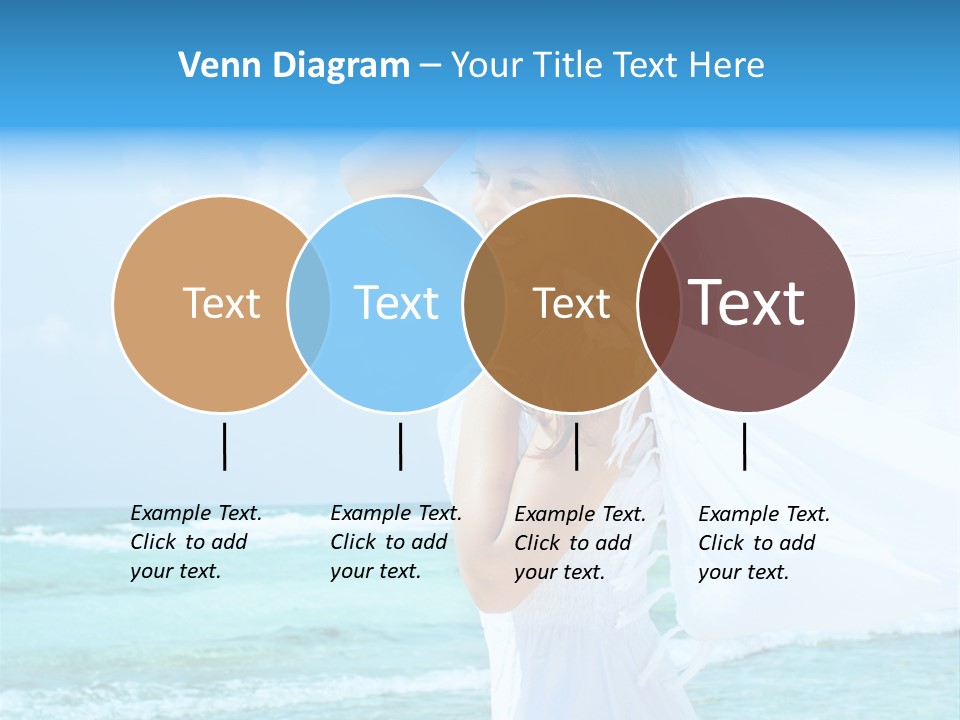 Tropic Woman Clear PowerPoint Template