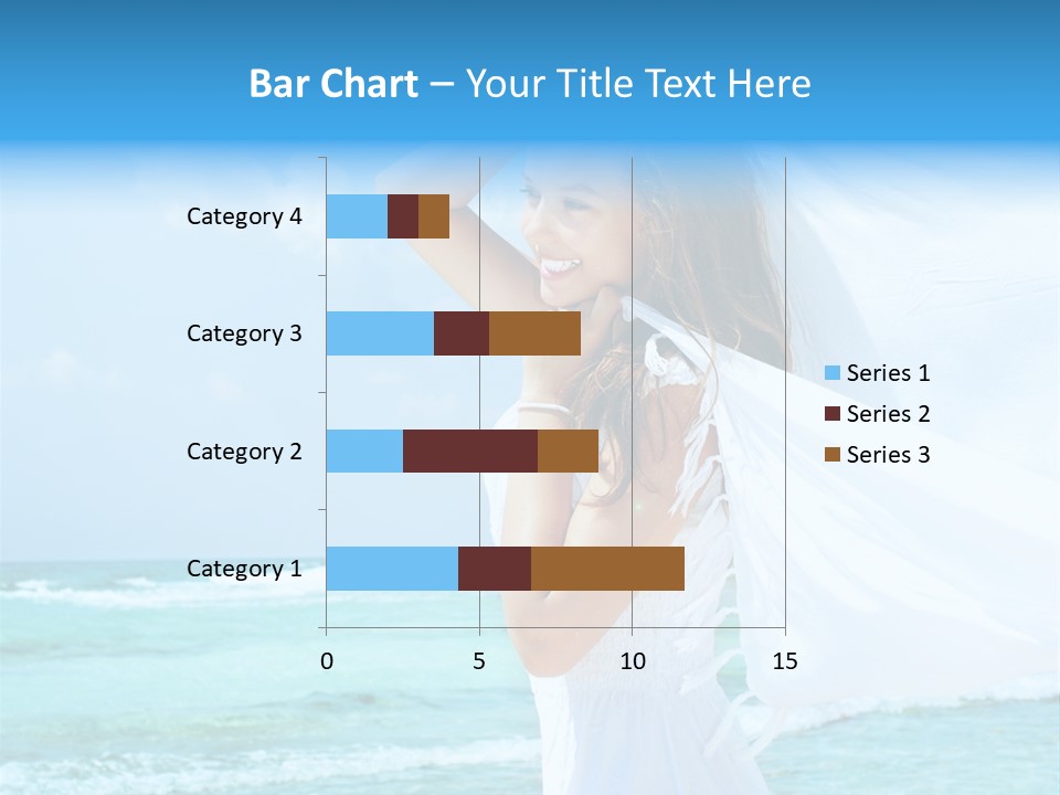 Tropic Woman Clear PowerPoint Template