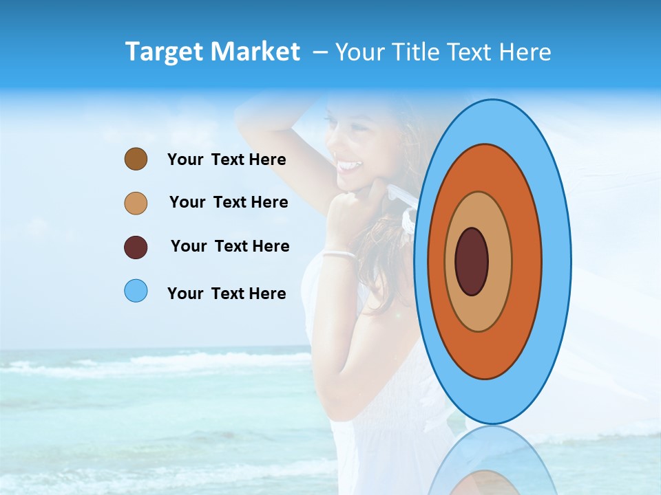 Tropic Woman Clear PowerPoint Template