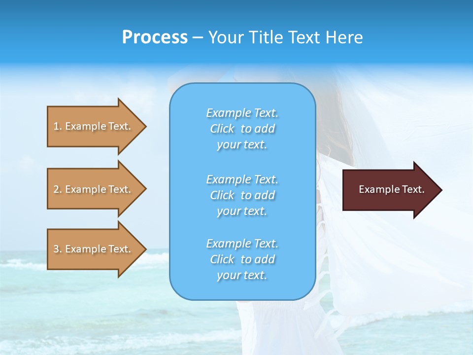 Tropic Woman Clear PowerPoint Template