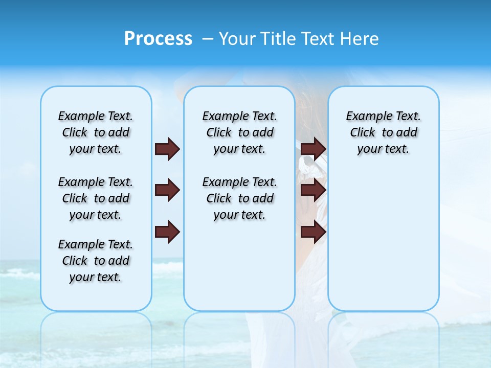 Tropic Woman Clear PowerPoint Template