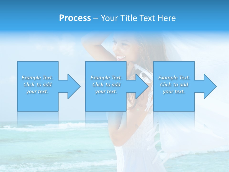 Tropic Woman Clear PowerPoint Template