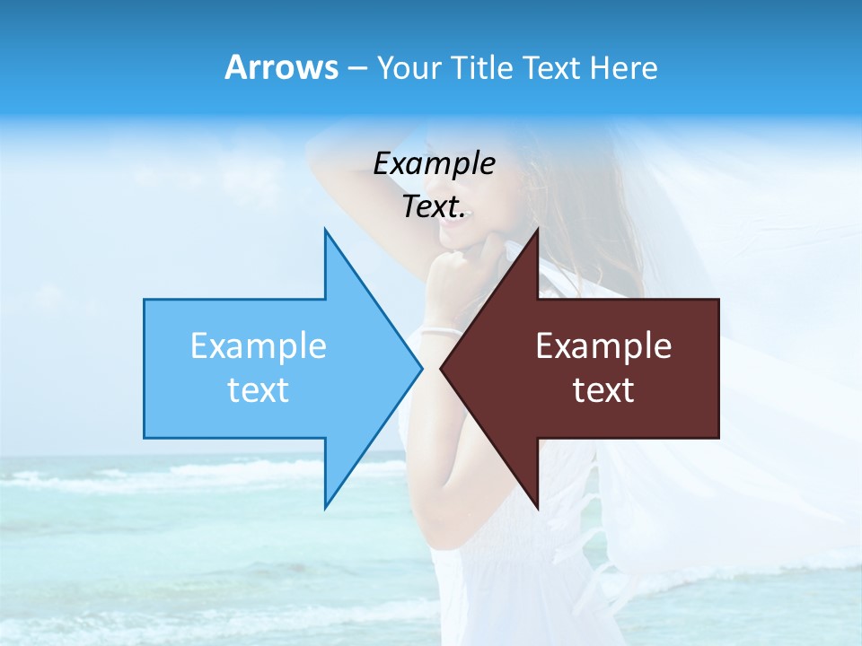 Tropic Woman Clear PowerPoint Template