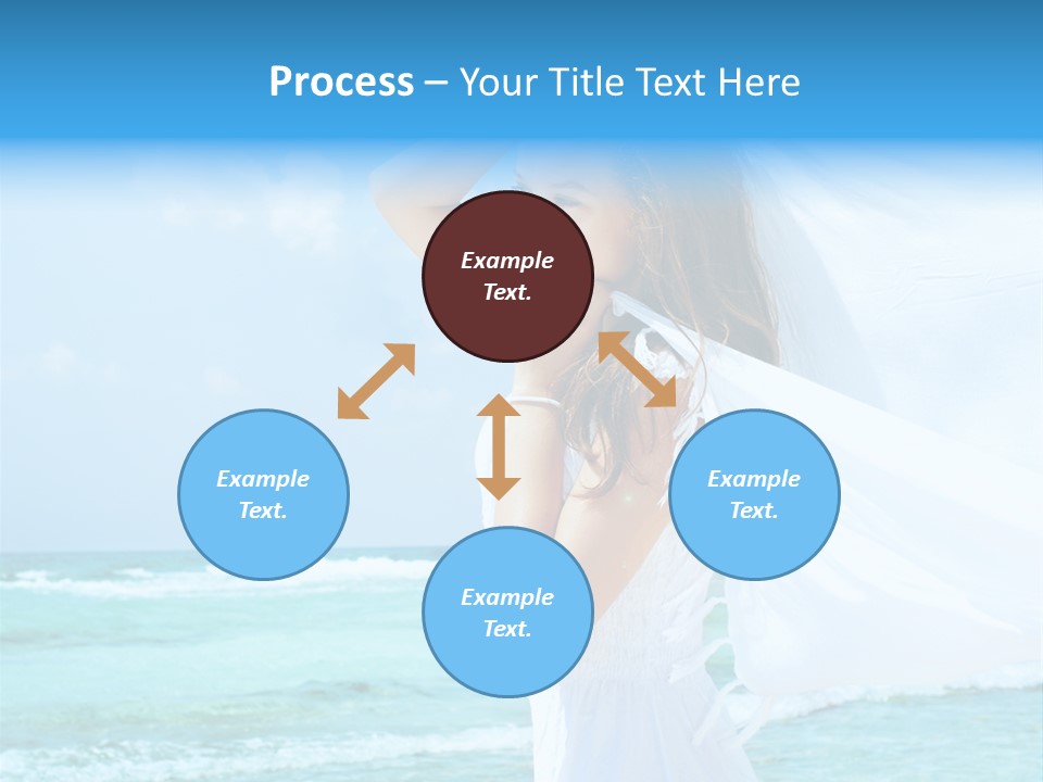 Tropic Woman Clear PowerPoint Template