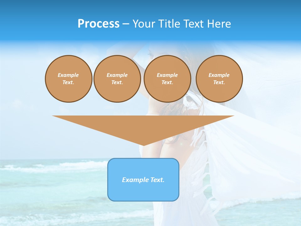 Tropic Woman Clear PowerPoint Template