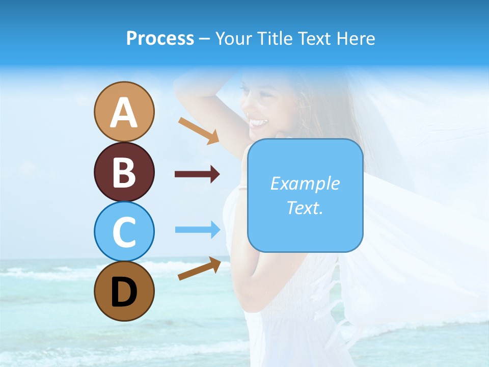 Tropic Woman Clear PowerPoint Template