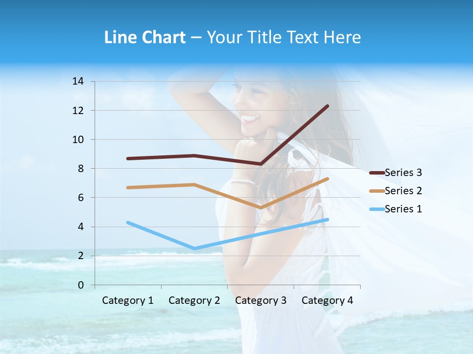 Tropic Woman Clear PowerPoint Template