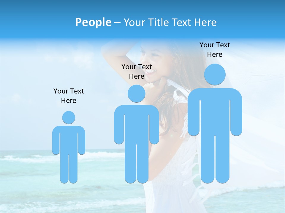 Tropic Woman Clear PowerPoint Template