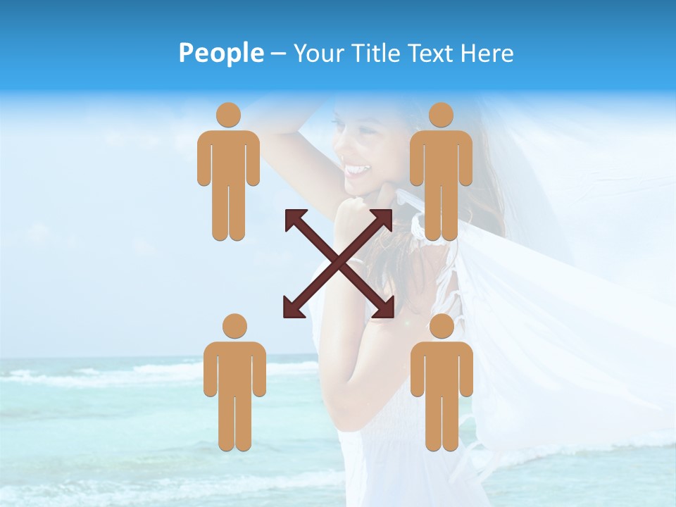 Tropic Woman Clear PowerPoint Template