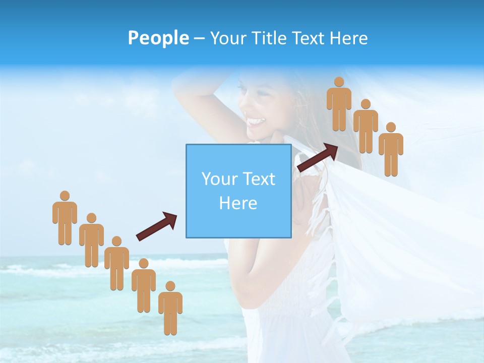 Tropic Woman Clear PowerPoint Template