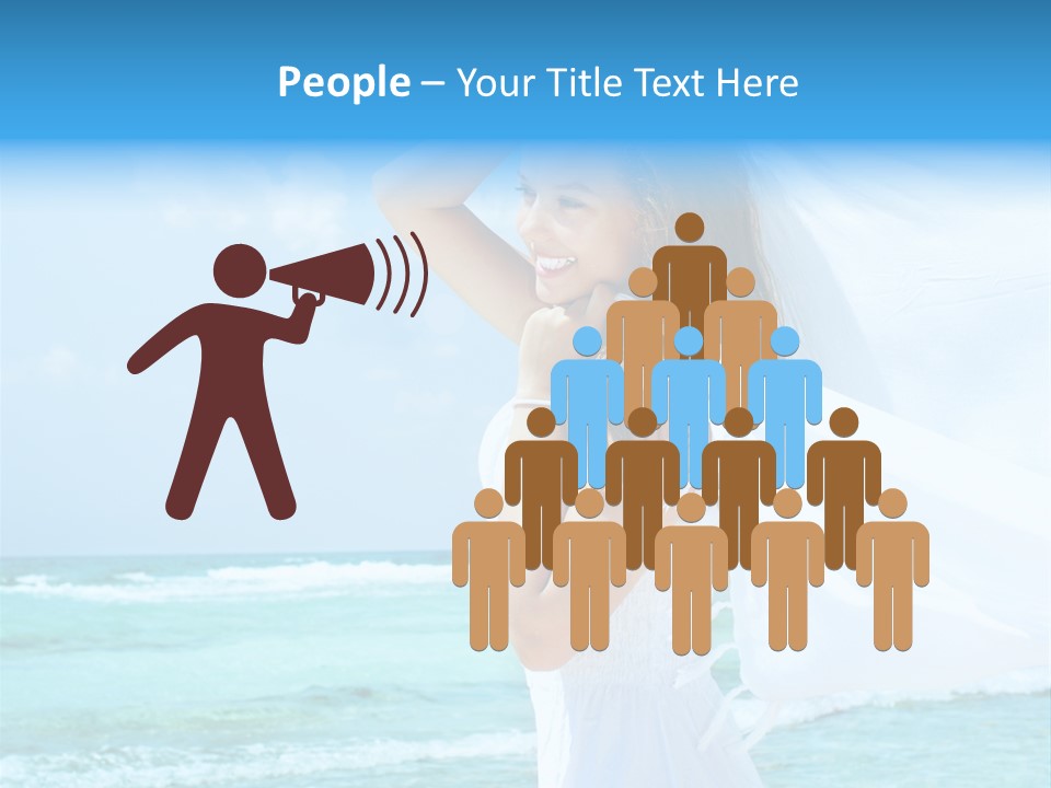 Tropic Woman Clear PowerPoint Template