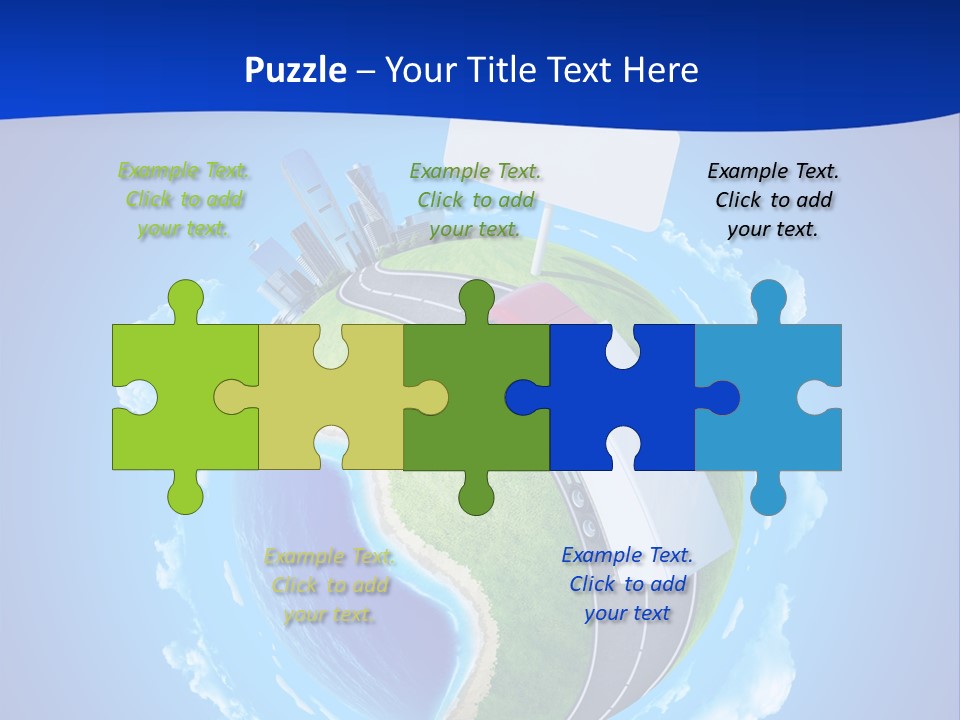 Green Empty Deliver PowerPoint Template