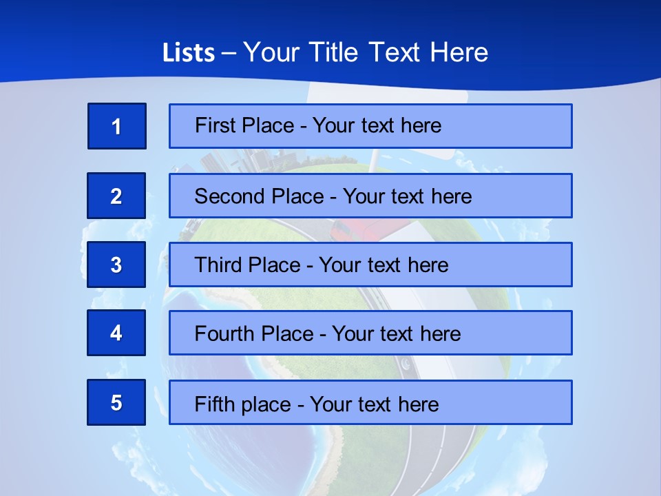Green Empty Deliver PowerPoint Template