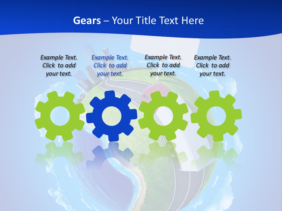 Green Empty Deliver PowerPoint Template