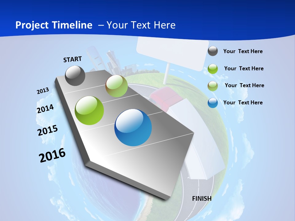 Green Empty Deliver PowerPoint Template