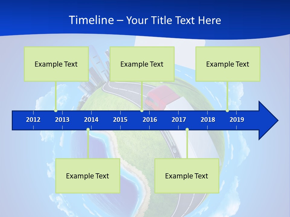 Green Empty Deliver PowerPoint Template