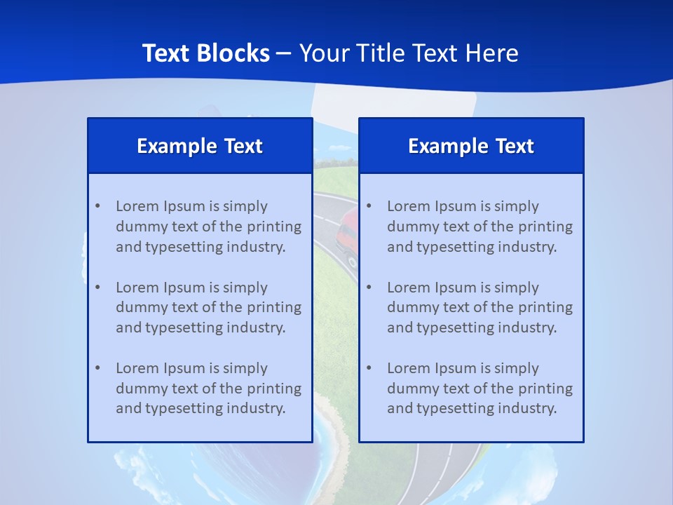 Green Empty Deliver PowerPoint Template