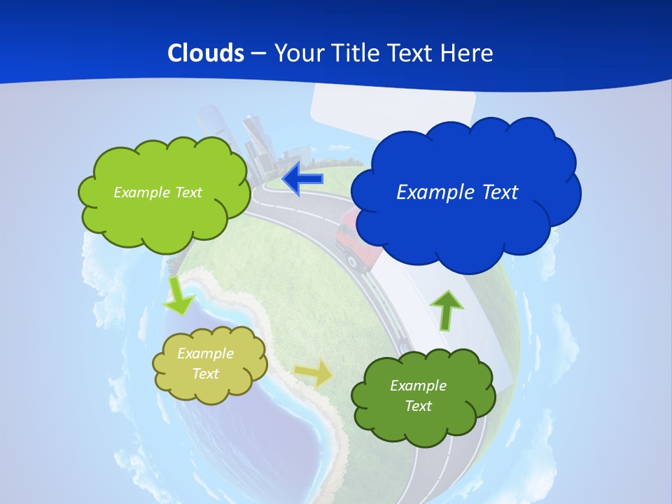 Green Empty Deliver PowerPoint Template