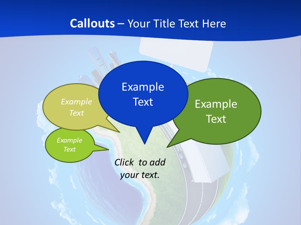 Green Empty Deliver PowerPoint Template