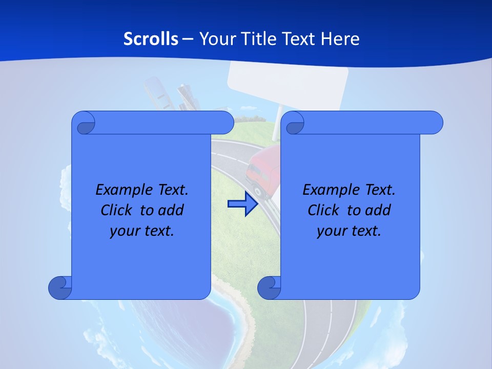 Green Empty Deliver PowerPoint Template