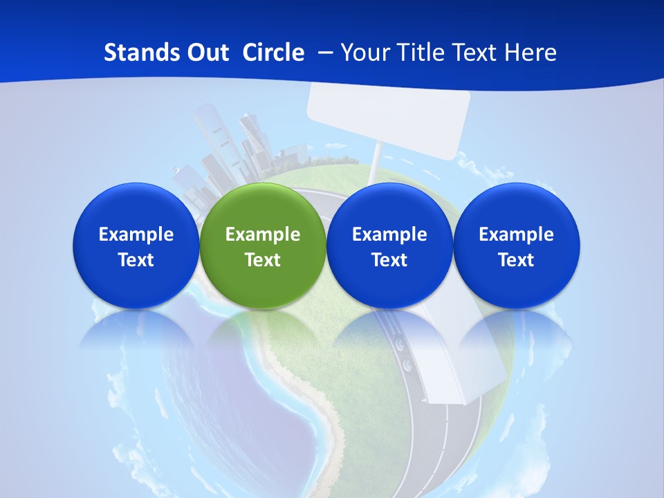 Green Empty Deliver PowerPoint Template