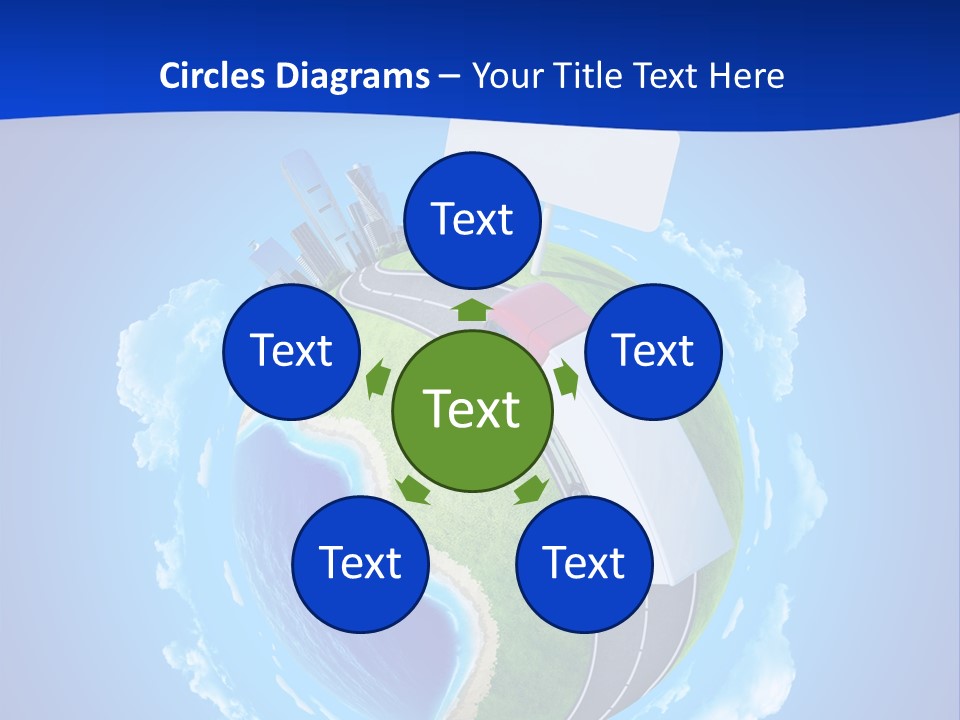 Green Empty Deliver PowerPoint Template
