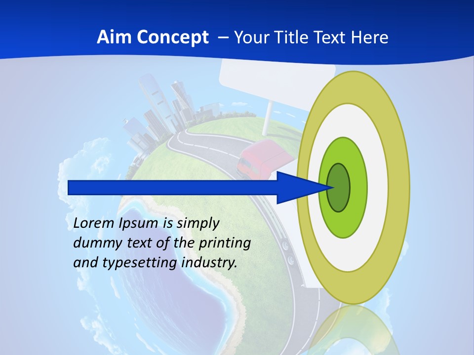 Green Empty Deliver PowerPoint Template