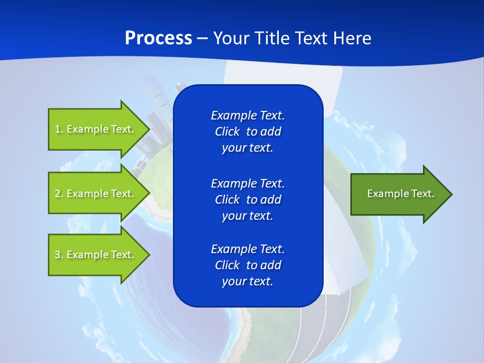 Green Empty Deliver PowerPoint Template