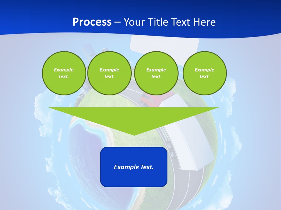 Green Empty Deliver PowerPoint Template