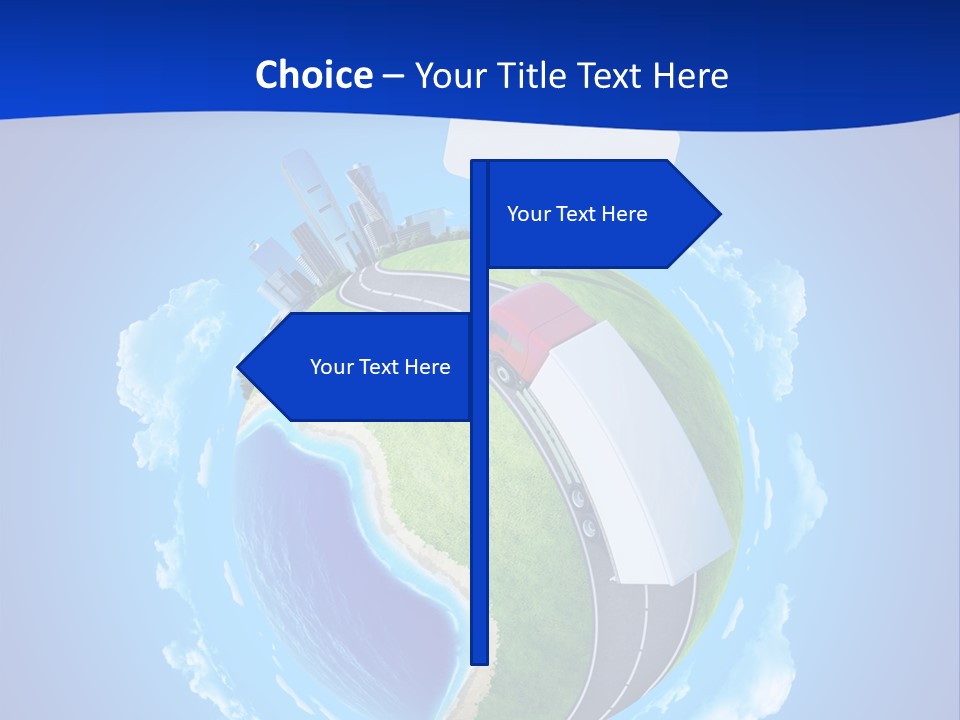 Green Empty Deliver PowerPoint Template