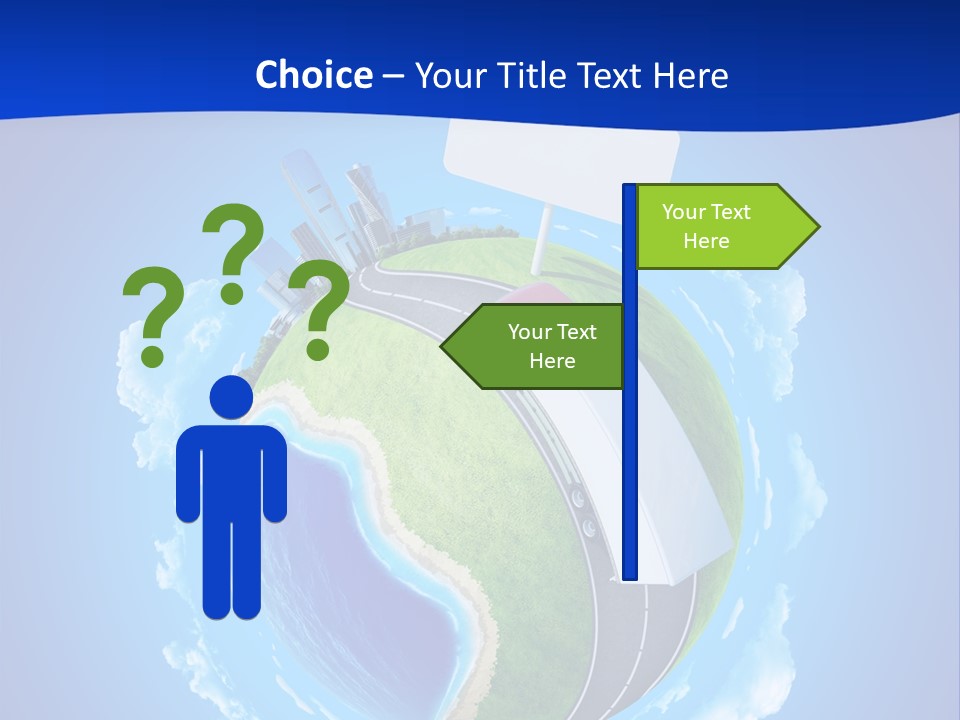 Green Empty Deliver PowerPoint Template