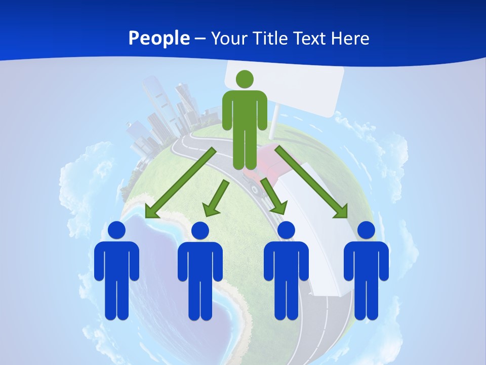 Green Empty Deliver PowerPoint Template