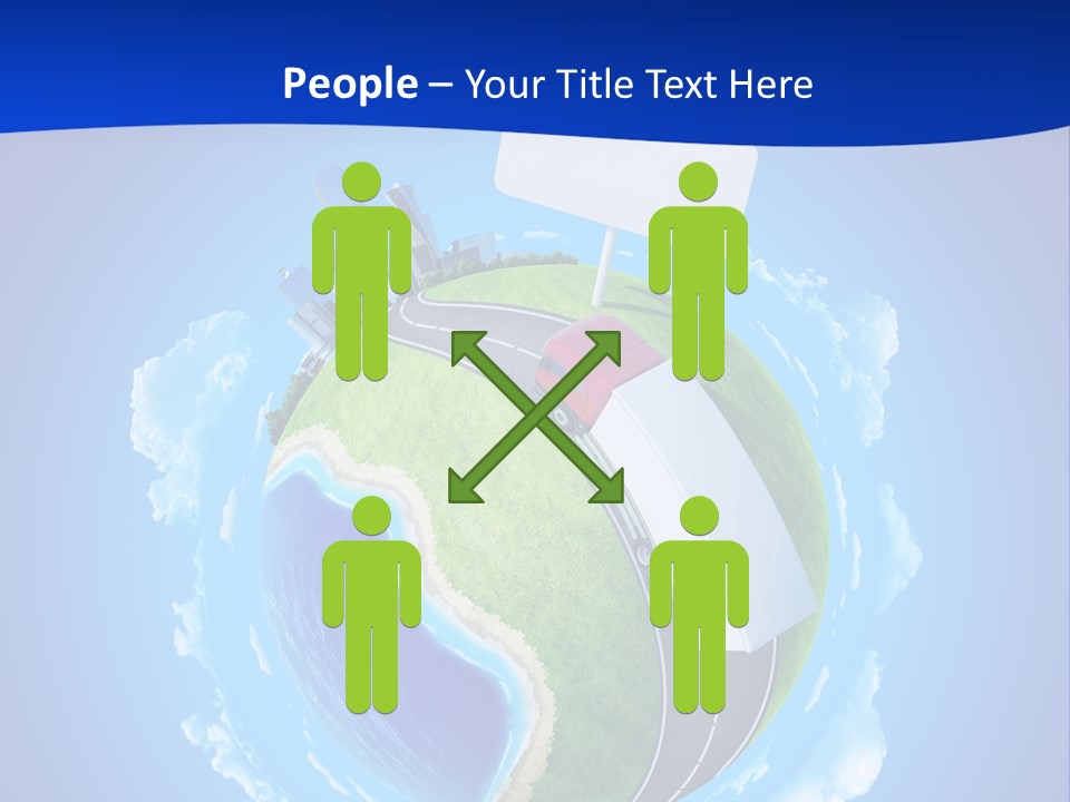 Green Empty Deliver PowerPoint Template