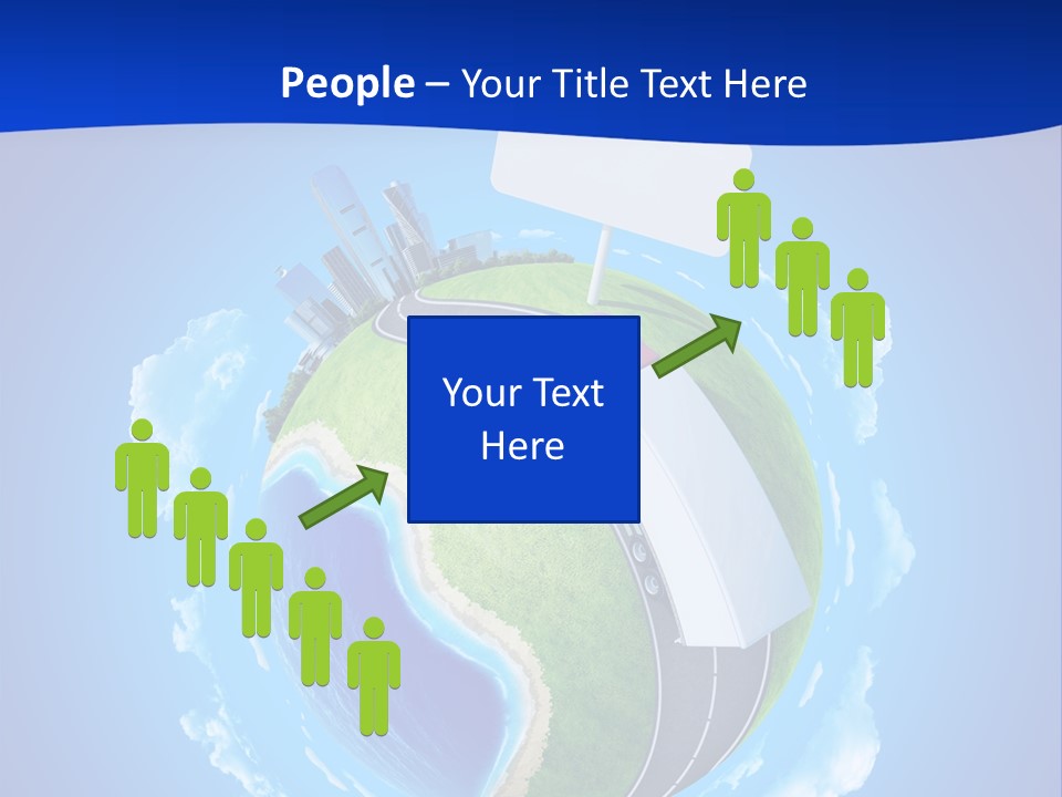 Green Empty Deliver PowerPoint Template