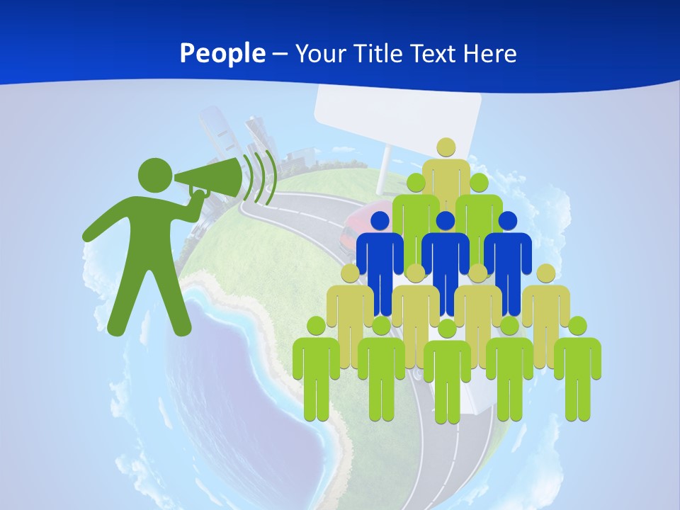 Green Empty Deliver PowerPoint Template