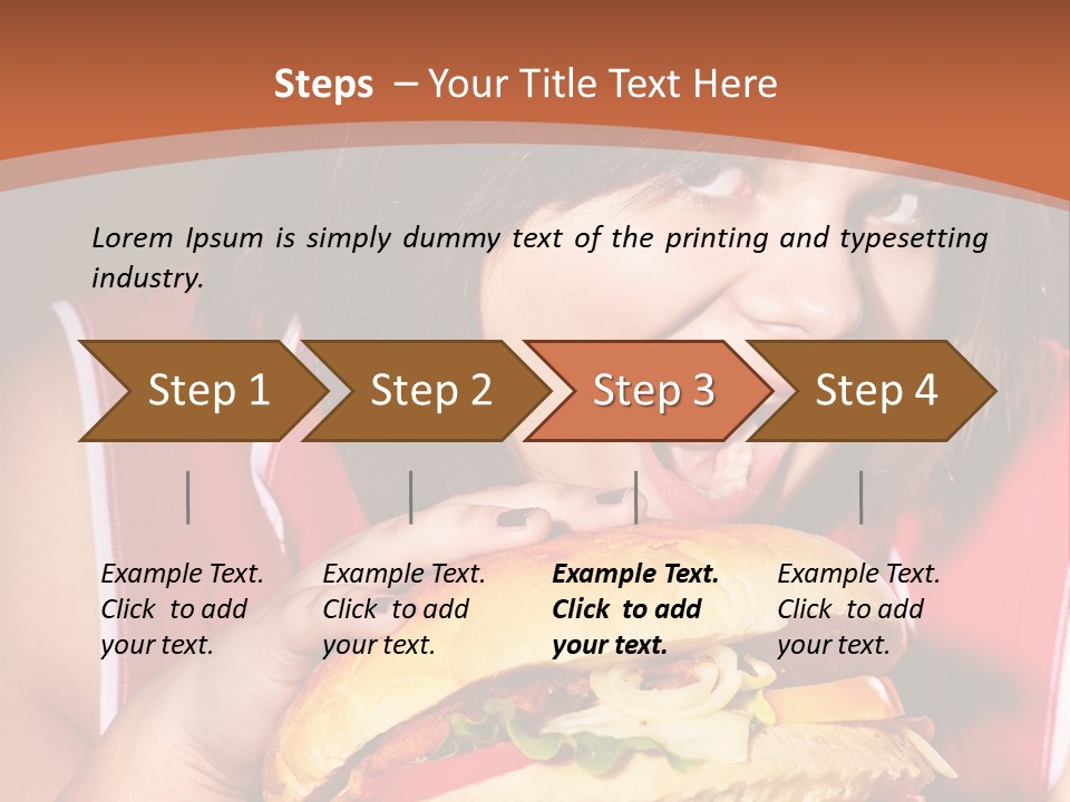 Big Diet American PowerPoint Template