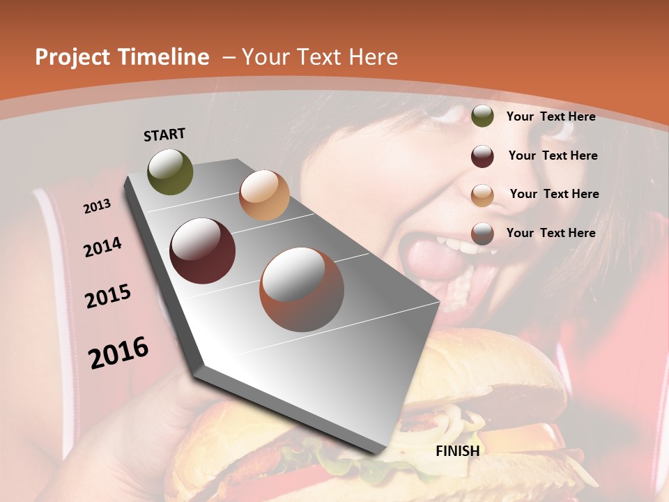 Big Diet American PowerPoint Template