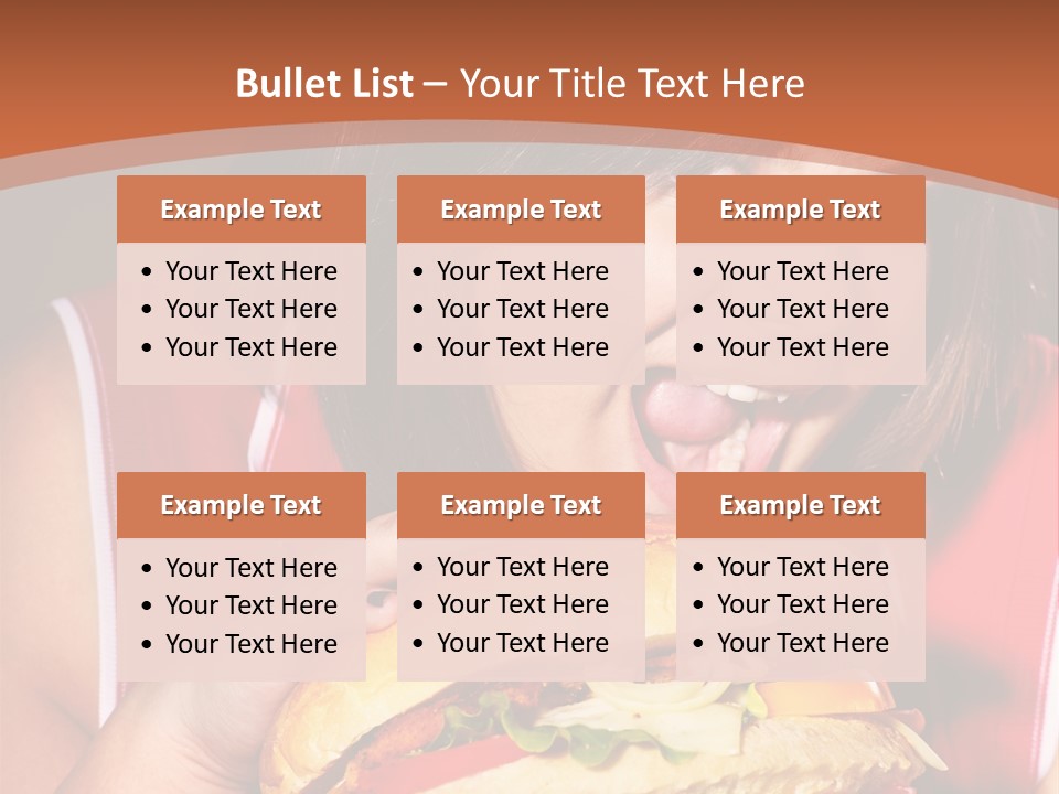 Big Diet American PowerPoint Template