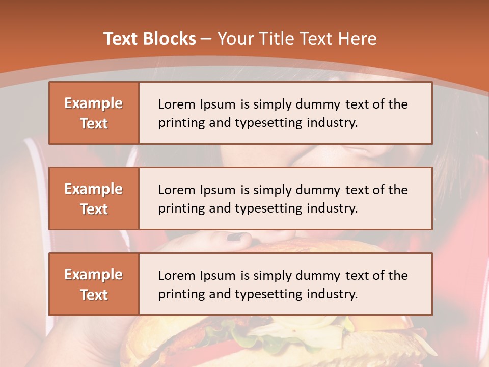Big Diet American PowerPoint Template
