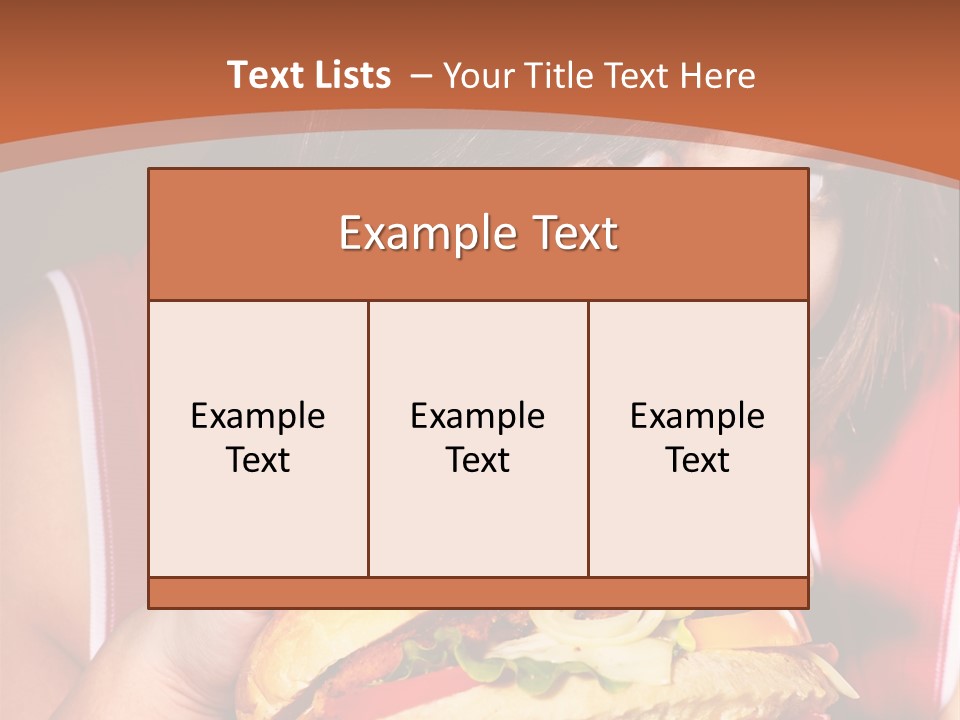 Big Diet American PowerPoint Template