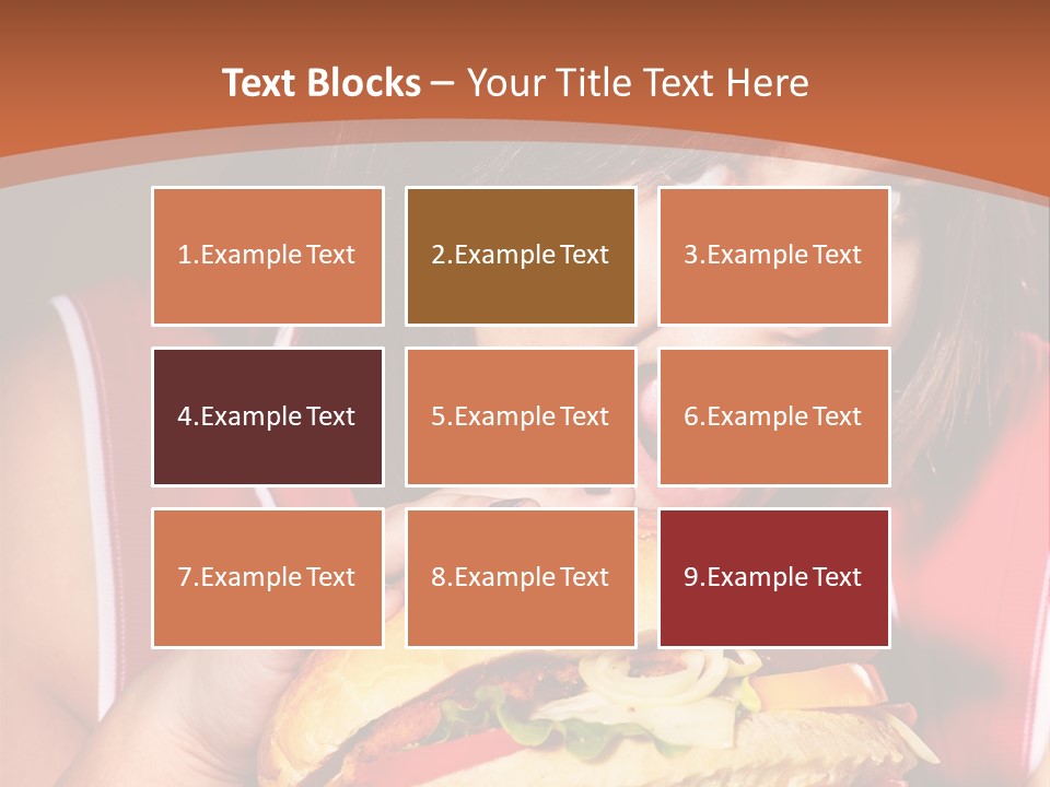 Big Diet American PowerPoint Template
