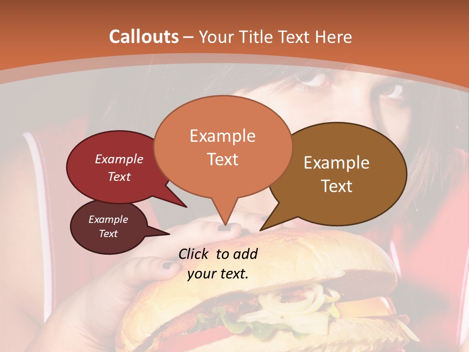 Big Diet American PowerPoint Template